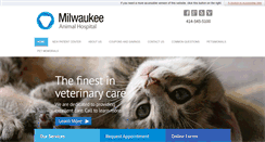 Desktop Screenshot of milwaukeeanimalhospital.us
